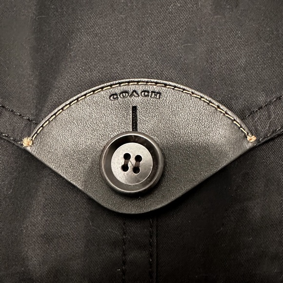 Coach Women’s Trench Coat - Black - Size XL - Excellent condition. - Picture 5 of 10